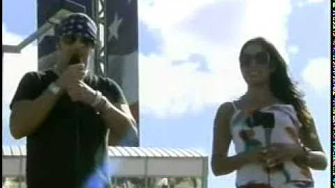 Star Spangled Banner Bret Michaels and Nanette Mel...