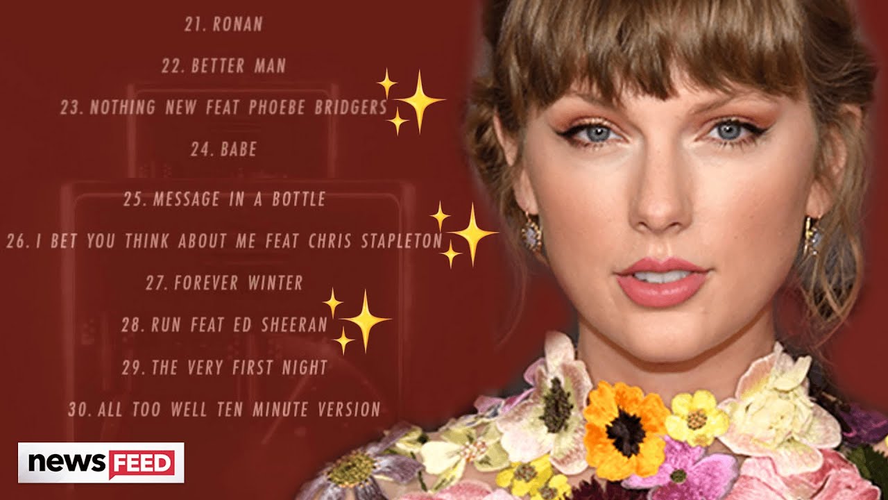 Taylor Swift 'Red' (TV) Tracklist & Collabs REVEALED! YouTube