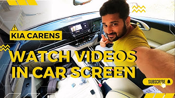 How to play videos movies in Kia Carens Car while driving #kiacarens #kiacarenscar #kiaplayvideo