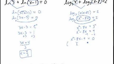 Solving Exponential and Log Equations - flash.mp4