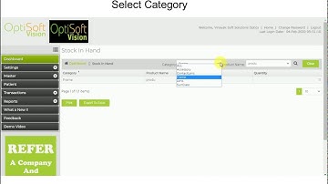 Optical Retail Shop Inventory Management Software - Stock In Hand