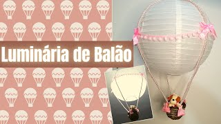 DIY Luminária de Balão | Luminária para Quarto de Bebê