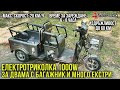 Електротриколка TS-T5 с 1000W Мощност, Две Седалки и Багажник #02483 | 4Sales.bg