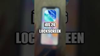 iOS 26 LockScreen Feature #ios186 #iphoneupdate #ios26features #short #ios26beta #ios26