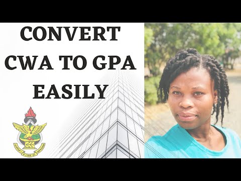 How to Convert your CWA to GPA #degree #knust