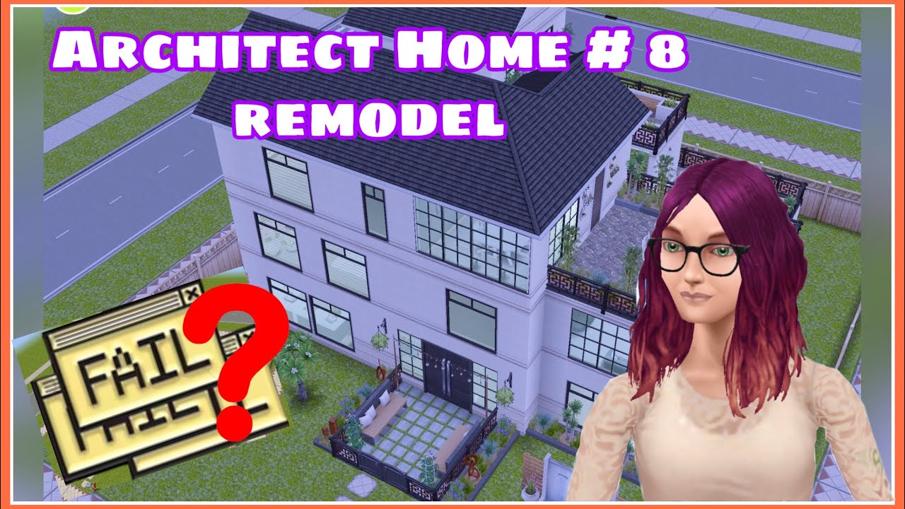 Sims Freeplay - ⚒⚙️ARCHITECT HOME Remodel HOUSE # 8 - YouTube