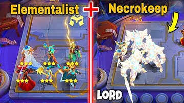 THARZ 3 BEST WAY TO USE ELEMENTALIST + NECROKEEP NEW META COMBO | MAGIC CHESS 2022