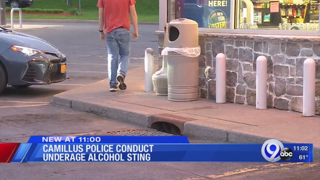 Camillus Police Conduct Underage Alcohol Sting