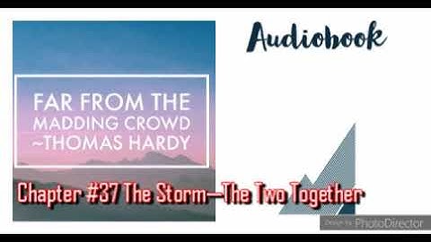 Far from the Madding Crowd by Thomas Hardy (Chapter 37: The Storm—The Two Together)