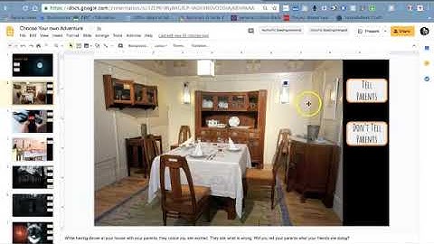 Choose Your own Adventure Stories with Google Slides