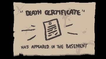 [The Binding of Isaac] DEATH CERTIFICATE UNLOCK