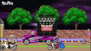 Animasi Pawai karnaval maulid nabi truk sound system  pocong sholawatan | story wa animasi