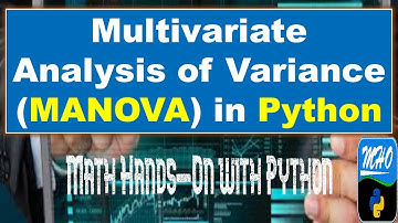 MANOVA and Post hoc Analysis with Python|| Real data used
