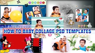 How to Edit Baby Collage PSD Templates in Photoshop | Valavan Tutorials screenshot 4