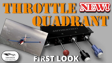 New Throttle Quadrant designed for your GA Aircraft | Tested on A2A Comanche 250 | Authentikit