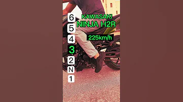 Maximum Speed For Each Gear On A Kawasaki Ninja H2R 