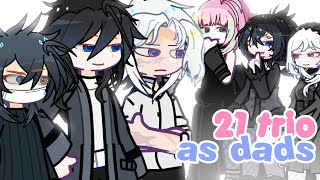 21 Trios Reaction To Their Goth Daughters Modern Au Kny Giyushino, Sanekana, Obamitsu