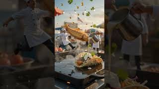 Miniature Cooking Fish Tacos | Satisfying Tiny Chefs | Giant Food | ASMR