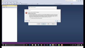 cannot connect to local sql server 2017
