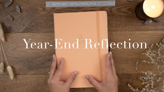 2021 Year-End Reflection Bullet Journal Spread