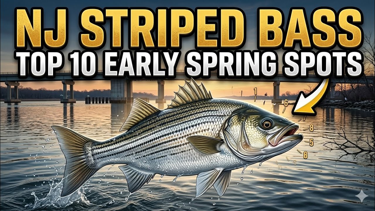 Top 10 Early Spring Striped Bass Spots in New Jersey