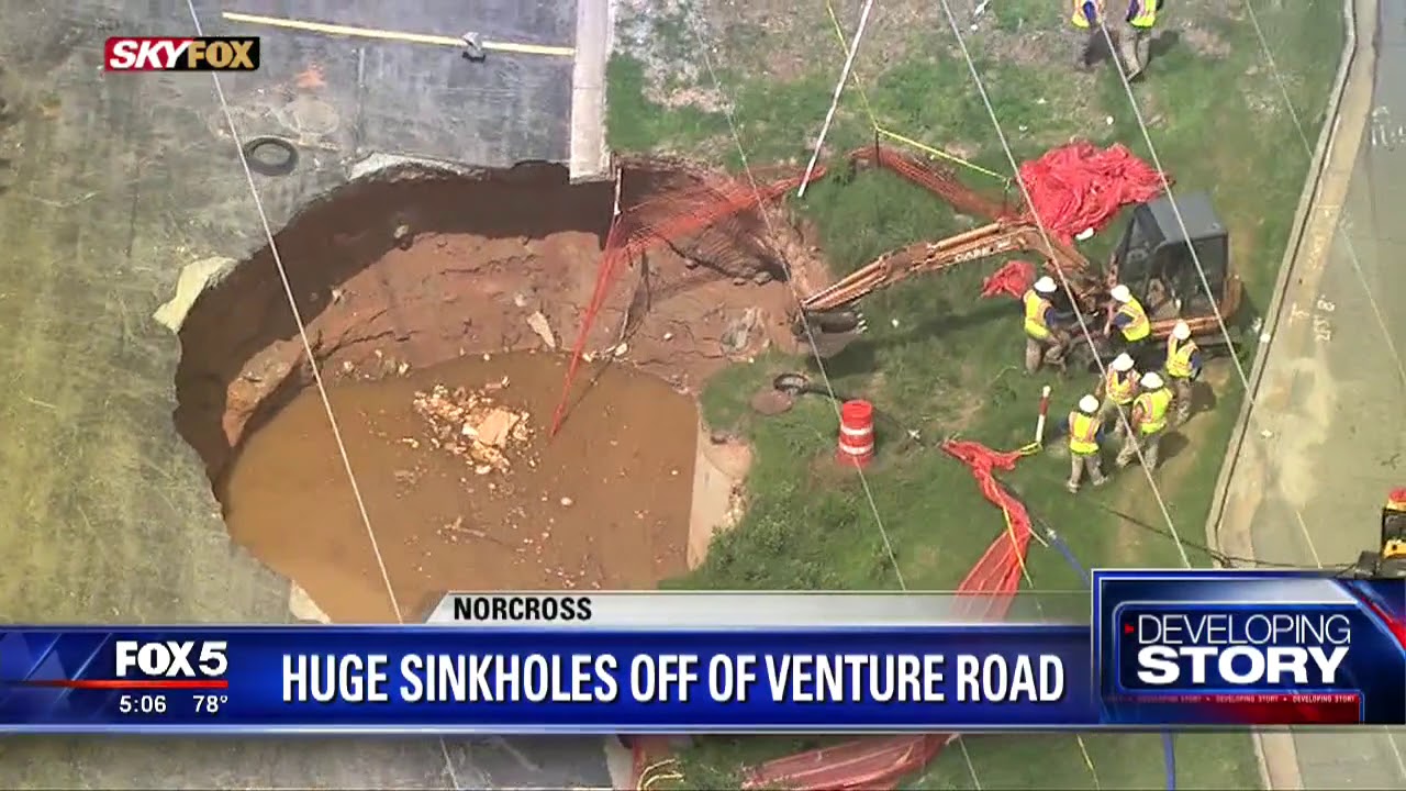 County sinkhole YouTube