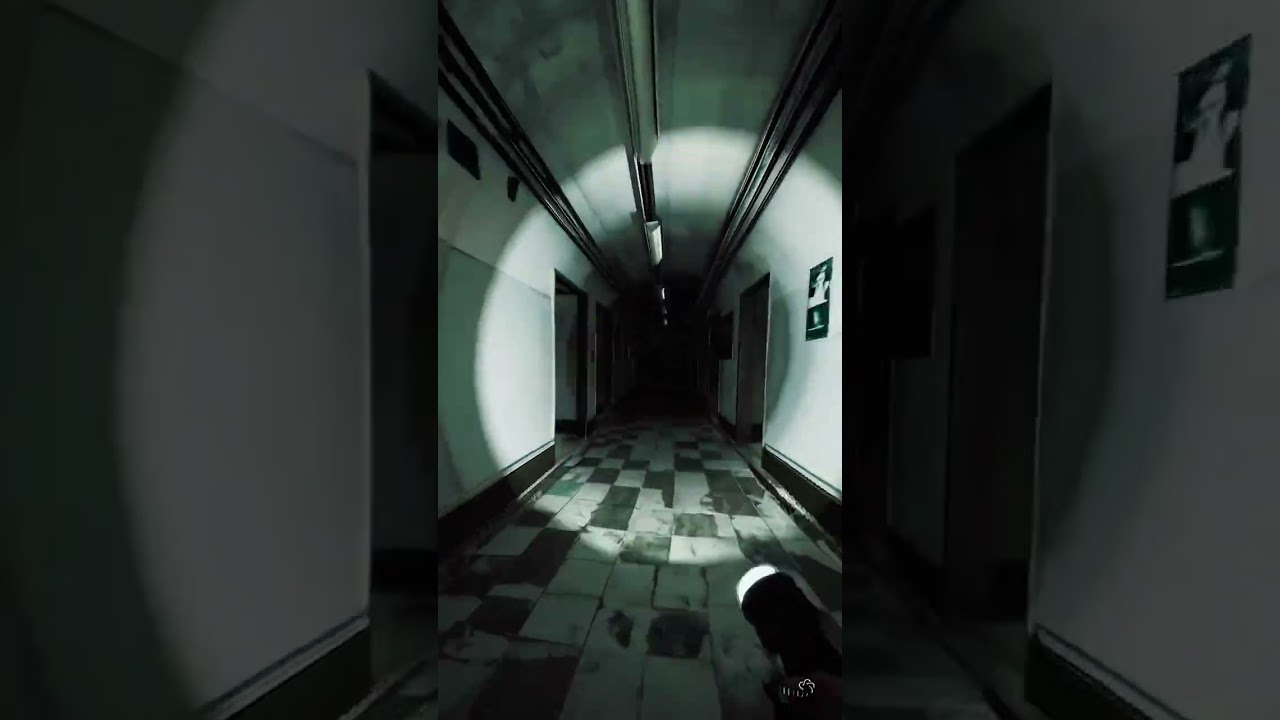 Terrifying First-Person Walk Through Abandoned Hospital Corridor | Cinematic Flashlight Horror POV