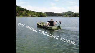 Fastest Drill Powered Boat