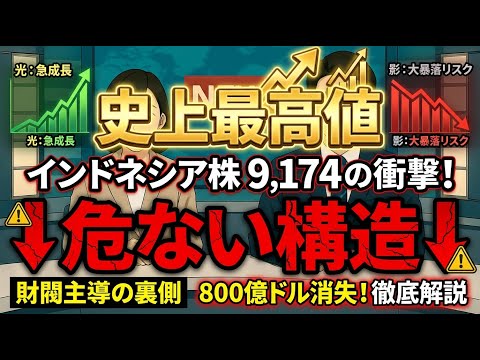 インドネシア株最高値更新の裏幕！財閥主導の危うい実態