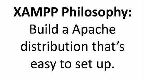 An Introduction To XAMPP