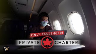 Alone on Air Canada&#39;s Private Charter