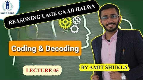 Reasoning tricks For #JKSSB | Lecture. 5 | By Amit Shukla | Jobs Adda.