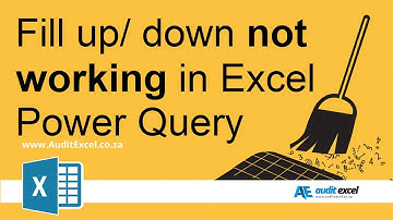 Fill in gaps not working in Excel