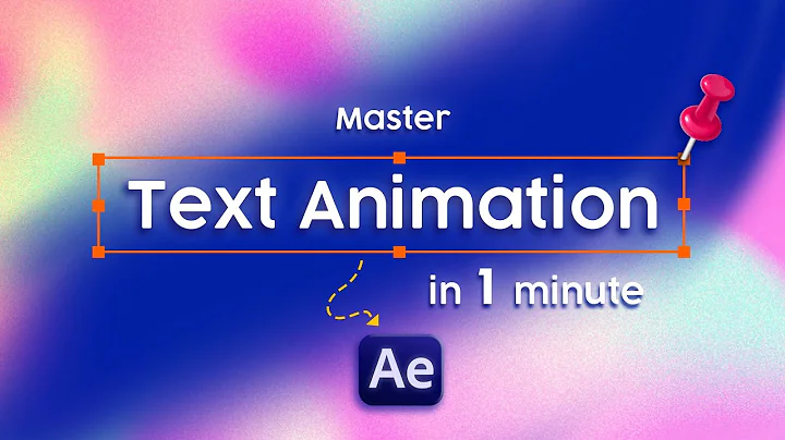Mastering Text Animation in 1 Minute (After Effects) #textanimation #aftereffects