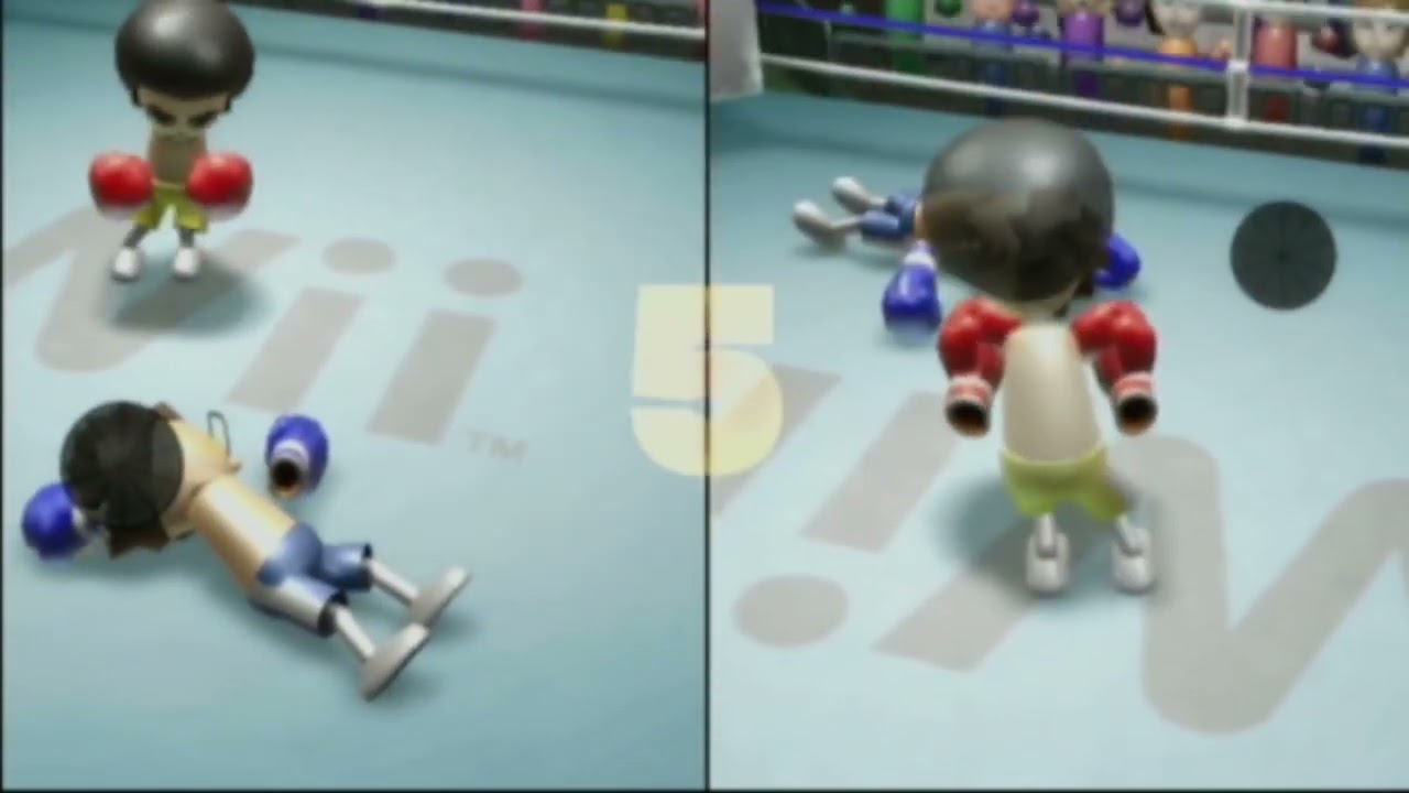 Wii Sports Boxing Exhibition-Arnold vs. BBL Frizzy