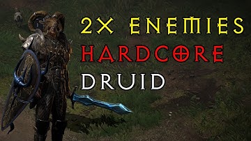 Can The Druid Beat Diablo 2 With Double the Monsters? (Hardcore)
