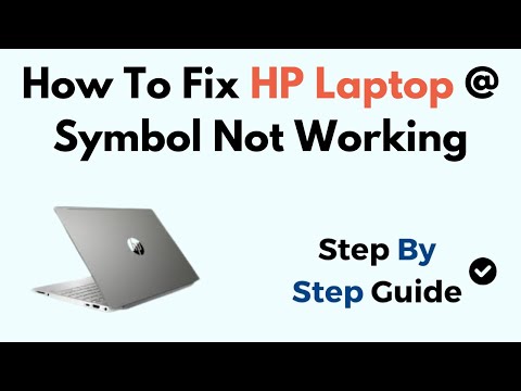 How To Fix HP Laptop Symbol Not Working Windows 11 by Geo Statology