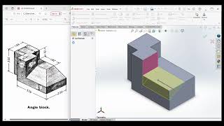 Celebrity 14.Angle Block in Solidworks 3D Tutorial l SOLIDWORKS TUTORIAL  Net Worth