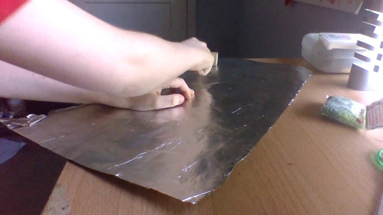 how to flatten aluminum foil YouTube