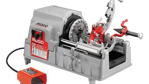 pipe threading machine || RIDGID 535 pipe threader bm marine