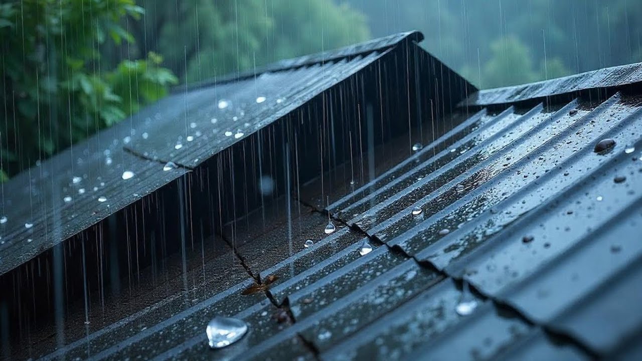 Fall Asleep With The Soothing Sounds Of Rain And Thunder | Brown Noise for Instant Sleep - ASMR