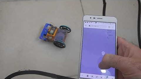 Robô Esp8266 Wifi Joystick Virtual Android Vídeo Wireless Código Fonte Source Code #maker
