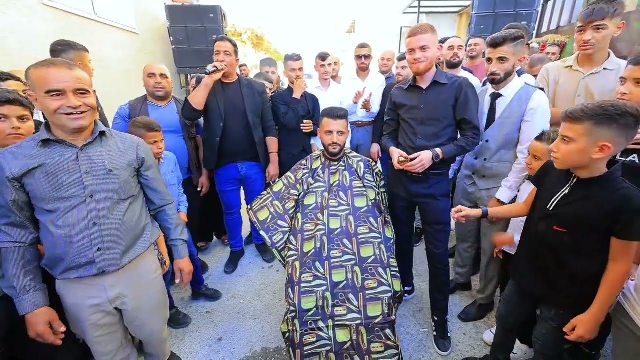 حلاقة العريس الغالي : مصطفى علي عسراوي - الفنان اياد دقة