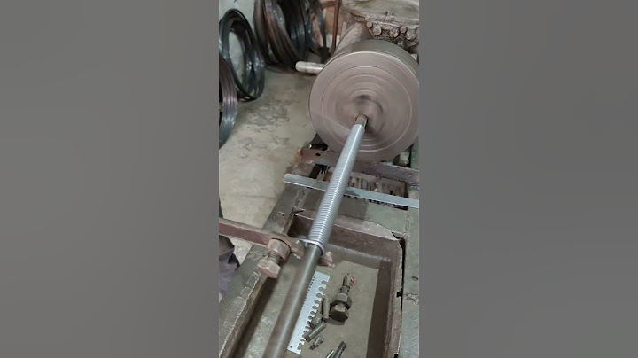 Crafting a Long Steel wire Spring 🔧 #Metalworking #DIY #SpringMaking