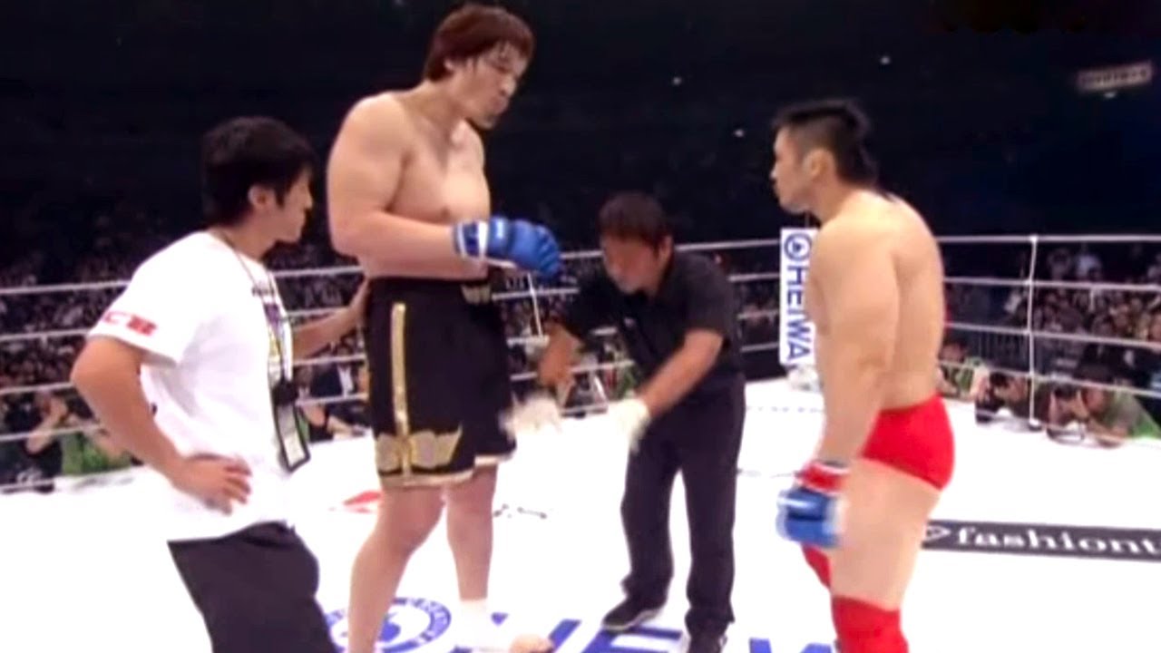 Hong Man Choi (Korea) vs Ikuhisa Minowa (Japan), Size Doesn't Matter | MMA fight, HD