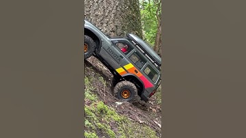 FMS LC80 and TRAXXAS TRX4 DEFENDER #rc #rccrawler #rccar #rcoffoad #rcfun #rccommunity #rclover