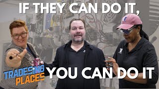 Dr. P, Aerin &  Mike Try HVAC Trailer | Trades-ing Places: Episode 3