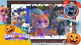 New Super Kitties Halloween 2 Minute Magic Bubble Toothbrush Timer With Music