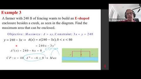 Section 4.4 Optimization Problems