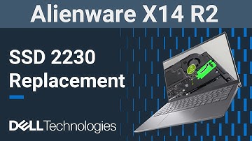 Alienware X14 R2 | How to replace the 2230 solid state drive ( SSD )